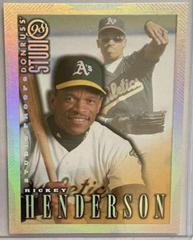 Rickey Henderson [Silver Press Proof] Baseball Cards 1998 Donruss Prices