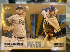 Shane McClanahan, Shane Baz [Gold] #12P-7 Baseball Cards 2023 Topps One Two Punch Prices