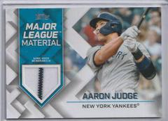 Aaron Judge #MLM-AJ Baseball Cards 2022 Topps Major League Material Relics Prices