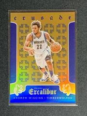 Andrew Wiggins [Blue] #78 Basketball Cards 2015 Panini Excalibur Crusade Prices