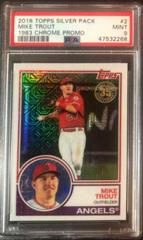 Mike Trout #2 Baseball Cards 2018 Topps Silver Pack 1983 Chrome Promo Prices