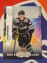 Luke Hughes #CC-7 Hockey Cards 2023 Upper Deck Commemorative Class Prices
