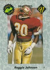 Reggie Johnson #27 Football Cards 1991 Classic Prices