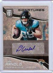 Dan Arnold #TCS-DAR Football Cards 2021 Panini Chronicles Totally Certified Signatures Prices