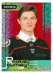 Trevor Zegras [Red] Hockey Cards 2021 Upper Deck Synergy Rookie Journey Draft Prices