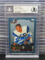 Tom Mack #HOF4 Football Cards 1999 Topps Hall of Fame Autograph Prices
