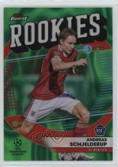 Andreas Schjelderup [Green Lava] #FR-6 Soccer Cards 2022 Topps Finest UEFA Club Competitions Rookies Prices