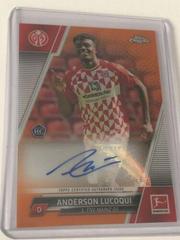 Anderson Lucoqui [Orange] Soccer Cards 2021 Topps Chrome Bundesliga Autographs Prices