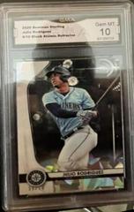 Julio Rodriguez [Black Atomic Refractor] Baseball Cards 2020 Bowman Sterling Prices