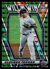 Gleyber Torres [Green Mosaic] Baseball Cards 2021 Panini Mosaic Will to Win Prices