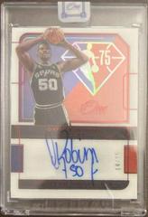 David Robinson [Red] #75-DRB Basketball Cards 2021 Panini One and One 75th Team Signatures Prices