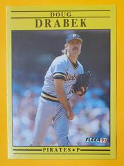 Doug Drabek #36 Baseball Cards 1991 Fleer Prices