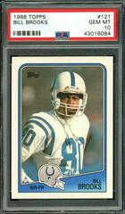 Bill Brooks #121 Football Cards 1988 Topps Prices