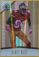 Randy Moss [Gold Spotlight] #86 Football Cards 2012 Panini Limited Prices