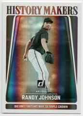 Randy Johnson #HIM14 Prices, 2023 Panini Donruss History Makers