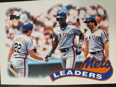Mets Team Leaders #291 Baseball Cards 1989 Topps Prices