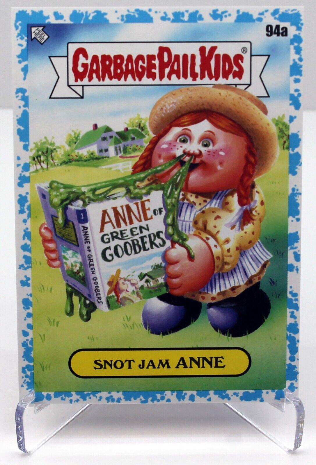 Snot Jam Anne [Blue] #94a Garbage Pail Kids Book Worms