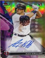 Alex Kirilloff [Gold Refractor] Baseball Cards 2021 Topps Finest Autographs Prices