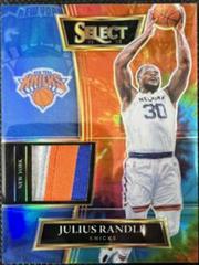 Julius Randle [Tie Dye Prizm] #SS-JRD Basketball Cards 2021 Panini Select Selective Swatches Prices