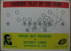 Green Bay Packers [Play Card] #84 Football Cards 1964 Philadelphia Prices