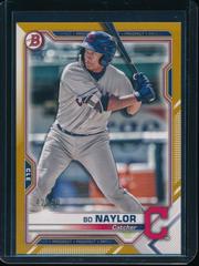 Bo Naylor [Gold] #BP-124 Baseball Cards 2021 Bowman Paper Prospects Prices