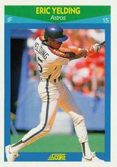 Eric Yelding Baseball Cards 1990 Score Rising Stars Prices