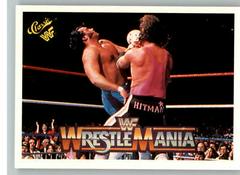 Bret 'Hitman' Hart, Honky Tonk Man #88 Wrestling Cards 1990 Classic WWF The History of Wrestlemania Prices