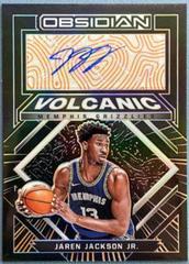 Jaren Jackson Jr. [Orange] Basketball Cards 2021 Panini Obsidian Volcanic Signatures Prices