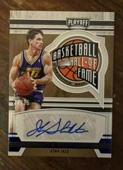 John Stockton [Blue] #HOF-JST Basketball Cards 2021 Panini Chronicles Hall of Fame Autographs Prices