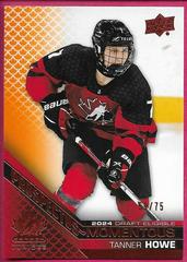 Tanner Howe [Orange] #PM-22 Hockey Cards 2022 Upper Deck Team Canada Juniors Prospectus Momentous Prices