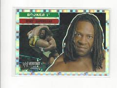 Booker T [Xfractor] #33 Wrestling Cards 2006 Topps Heritage Chrome WWE Prices