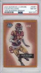 Caleb Williams [Orange] #55BF-1 Football Cards 2023 Bowman Chrome University 1955 Prices