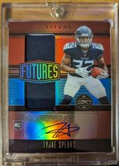 Tyjae Spears [Ruby] #FDA-26 Football Cards 2023 Panini Legacy Futures Dual Patch Autographs Prices