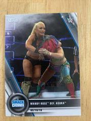 Mandy Rose def. Asuka #13 Wrestling Cards 2020 Topps WWE Women's Division Prices