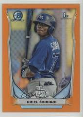 Ariel Soriano [Red Wave Refractor] #BCP97 Baseball Cards 2014 Bowman Chrome Prospects Prices