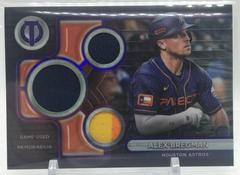 Alex Bregman [Purple] Baseball Cards 2024 Topps Tribute Triple Relic Prices