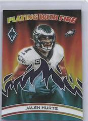 Jalen Hurts [Black] #PWF-9 Football Cards 2023 Panini Phoenix Playing with Fire Prices