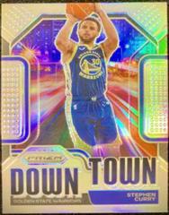 Stephen Curry [Hyper Prizm] #9 Basketball Cards 2020 Panini Prizm Downtown Bound Prices