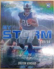 Dalton Kincaid [Spectrum Blue] #BST-13 Football Cards 2023 Panini Absolute By Storm Prices