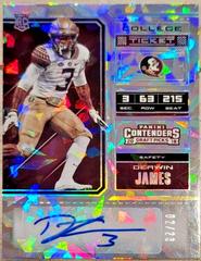 Derwin James [Cracked Ice Autograph] #181 Football Cards 2018 Panini Contenders Draft Picks Prices