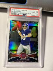 Eli Manning [Camouflage Refractor] Football Cards 2012 Topps Chrome Prices