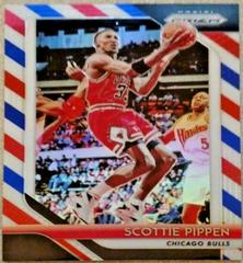 Scottie Pippen [Red, White, Blue Prizm] Basketball Cards 2018 Panini Prizm Prices
