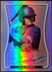 Diego Cartaya [Silver Crystal] #BA-DC2 Baseball Cards 2020 Leaf Metal Draft Autographs Prices