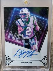 DJ Moore [Blue] #NS-DJM Football Cards 2022 Panini Elements Neon Signs Autographs Prices
