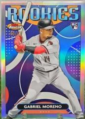 Gabriel Moreno [Refractor] #FRD-3 Baseball Cards 2023 Topps Finest Rookies Design Variation Prices