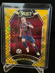 Andres Iniesta [Gold Prizm] Soccer Cards 2016 Panini Select Prices