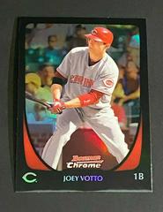 Joey Votto [Refractor] #14 Baseball Cards 2011 Bowman Chrome Prices
