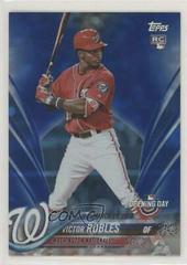 Victor Robles [Blue Foil] Baseball Cards 2018 Topps Opening Day Prices