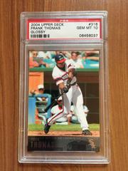 Frank Thomas [Glossy] Baseball Cards 2004 Upper Deck Prices