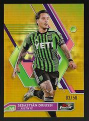 Sebastian Driussi [Gold Refractor] #87 Soccer Cards 2023 Finest MLS Prices